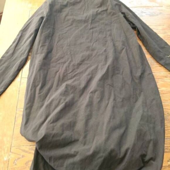 Universal Standard Iconic Long Sleeve Geneva V-Neck Dress Black Asymmetric SZ 10 - Picture 6 of 6